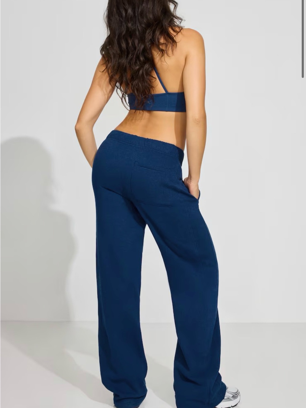 Garage Ultra Fleece Straight Leg Sweatpants Small Midnight Blue New Small - Picture 3 of 7